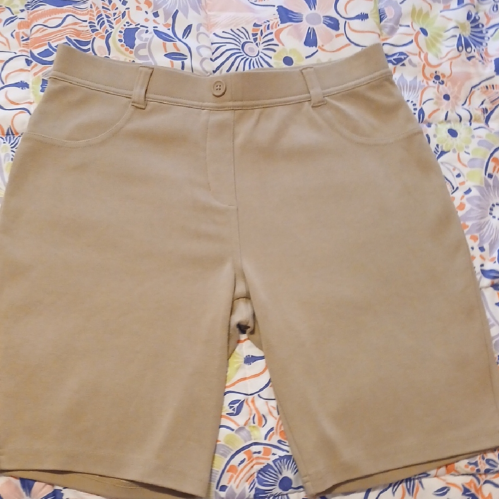 Nautica Beige School Uniform Shorts